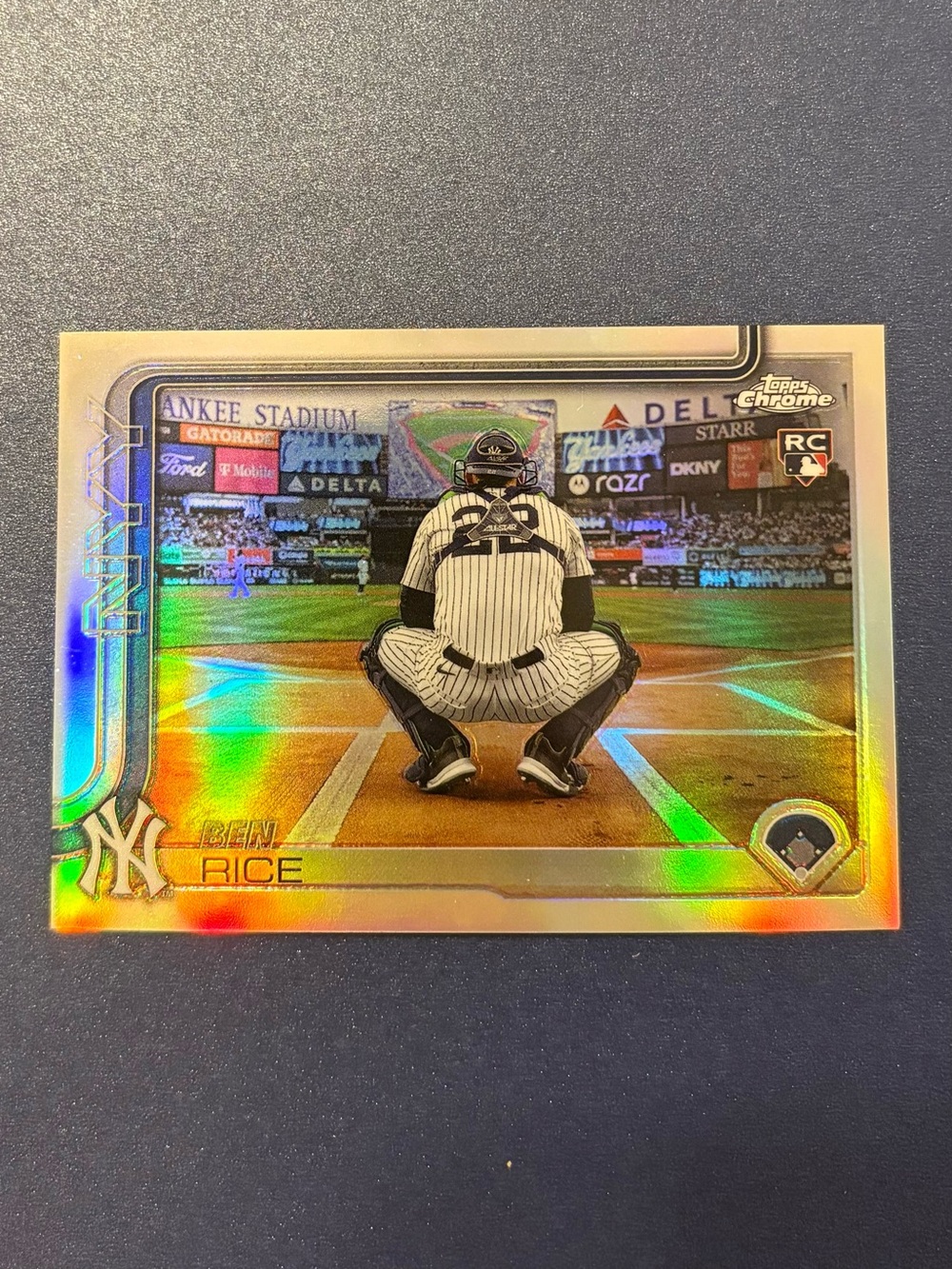 2025 Topps Chrome Update Ben Rice #USC138 Image Variation Rookie (RC) SSP